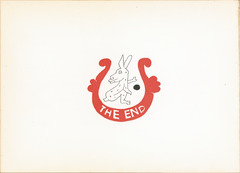 'The end' by Jean Charlot in 'The Sun, the Moon and a Rabbit' written by Amelia Martinez del Rio.