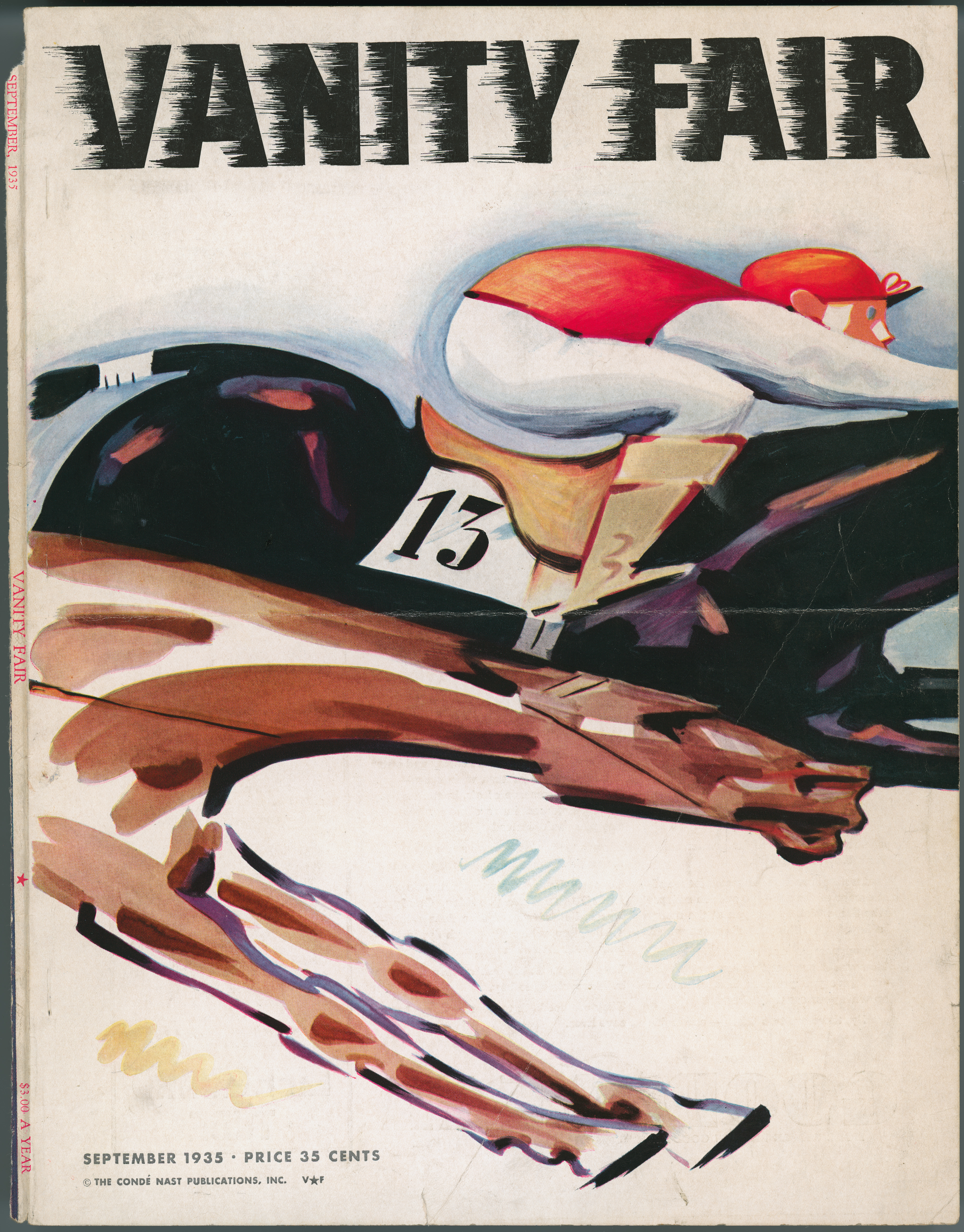 1935 Vanity Fair cover.  Jean Charlot.