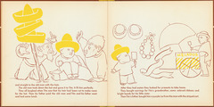 Pages 20–21 of 'Tito's Hats' written by Melchor G. Ferrer.  Decorations by Jean Charlot.