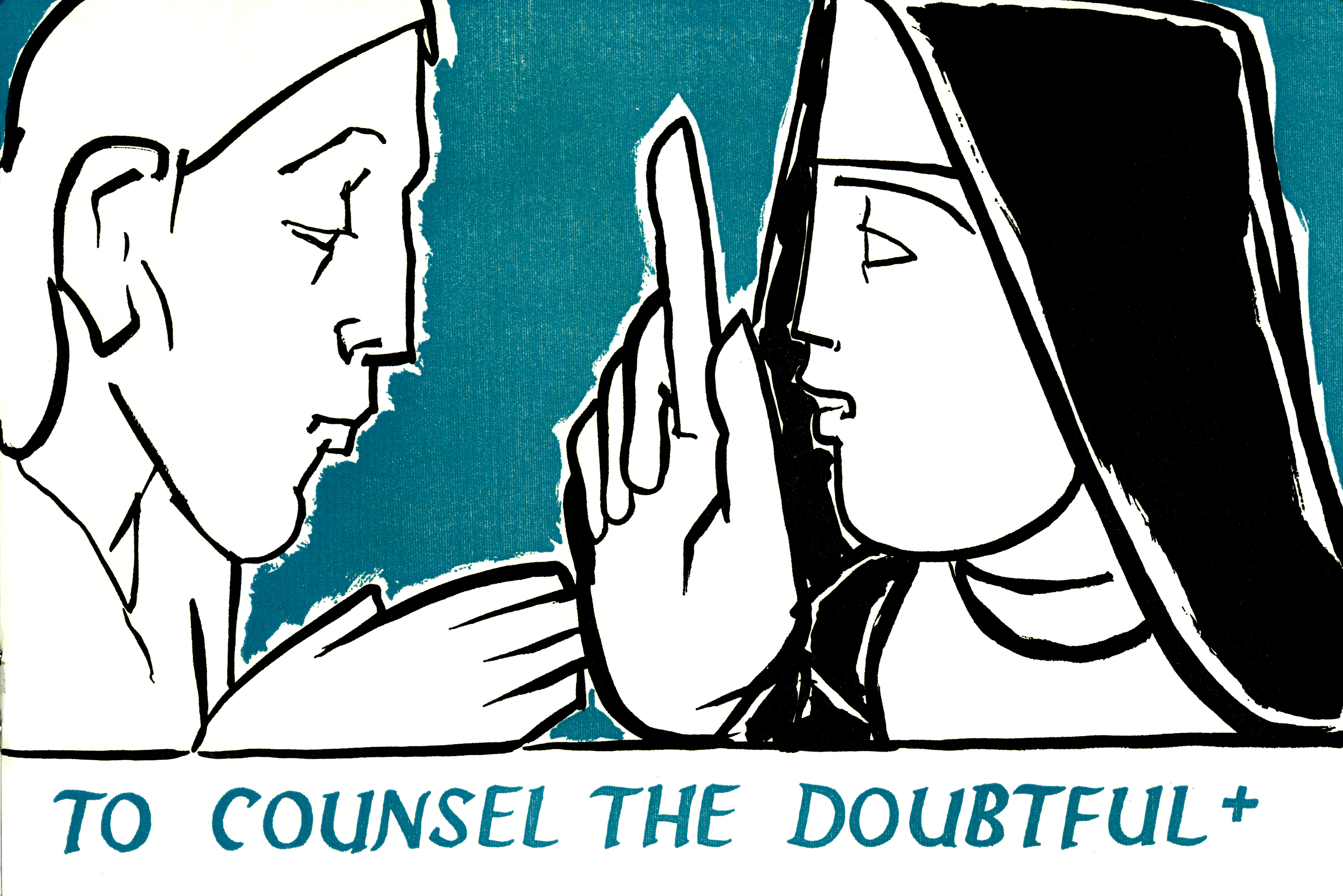 Illustration of 'To counsel the doubtful'.  Jean Charlot.