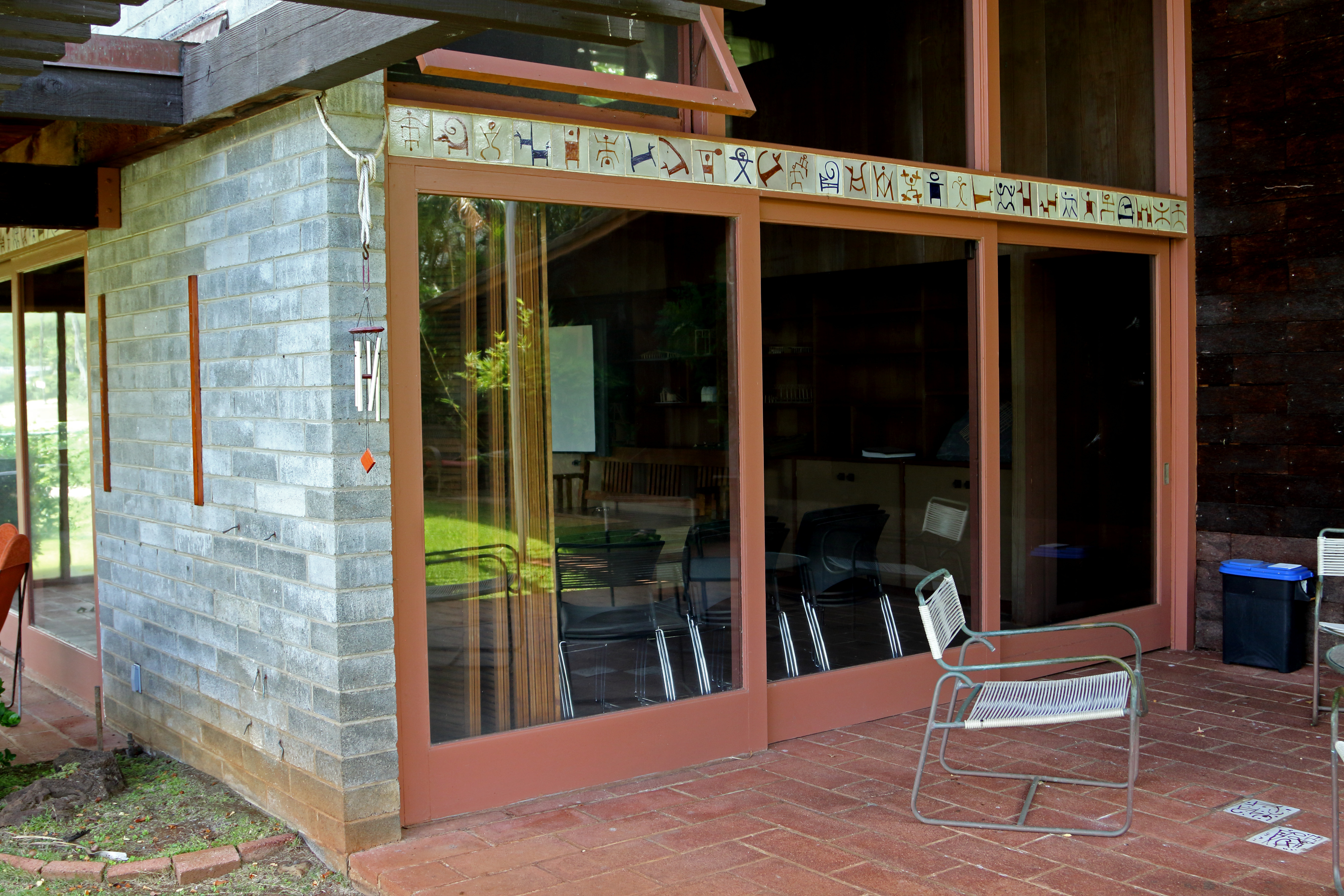 Second lanai.  The Jean and Zohmah Charlot House.