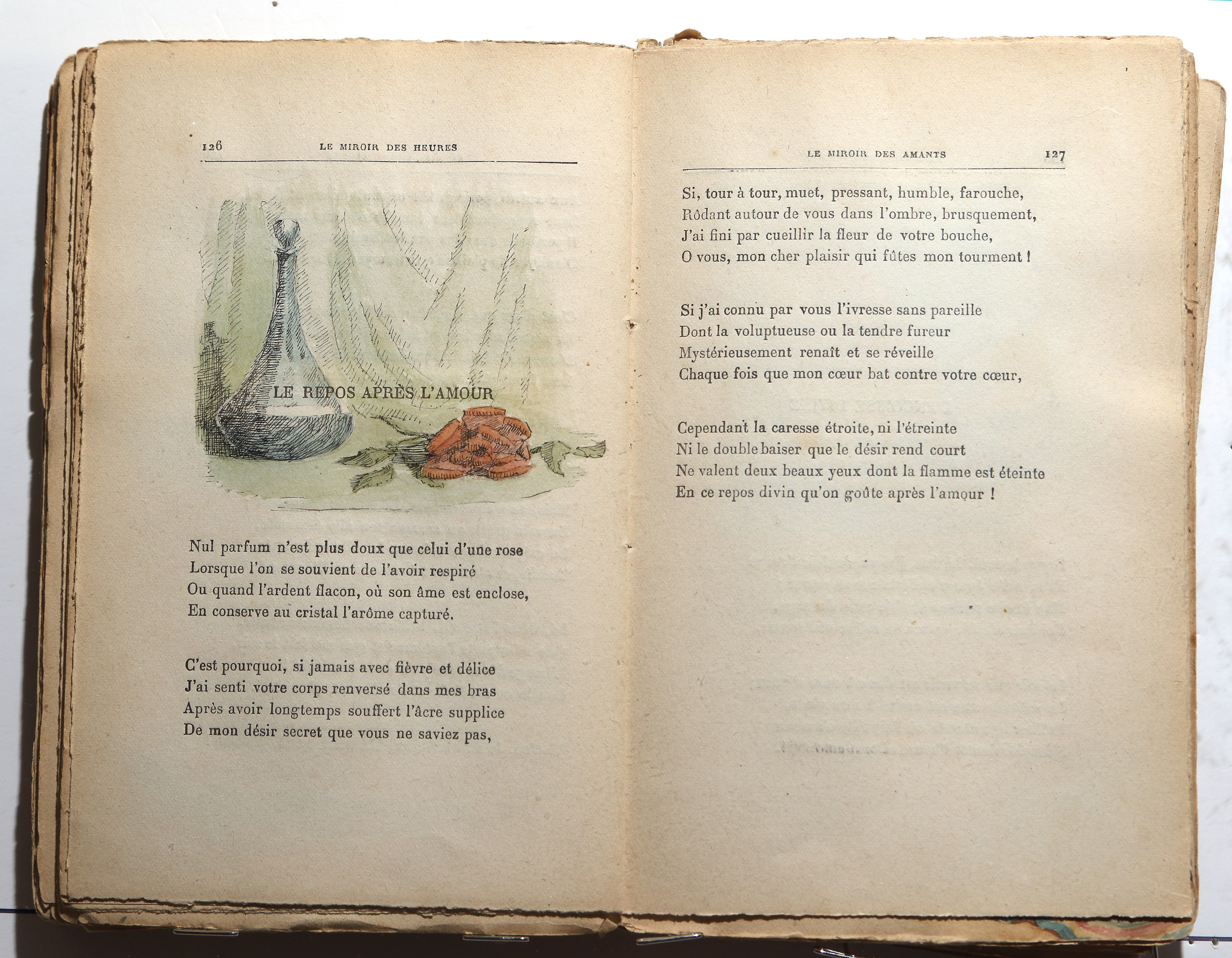 Pages 126–127.  Le Miroir des Heures, illustrations.  Jean Charlot.