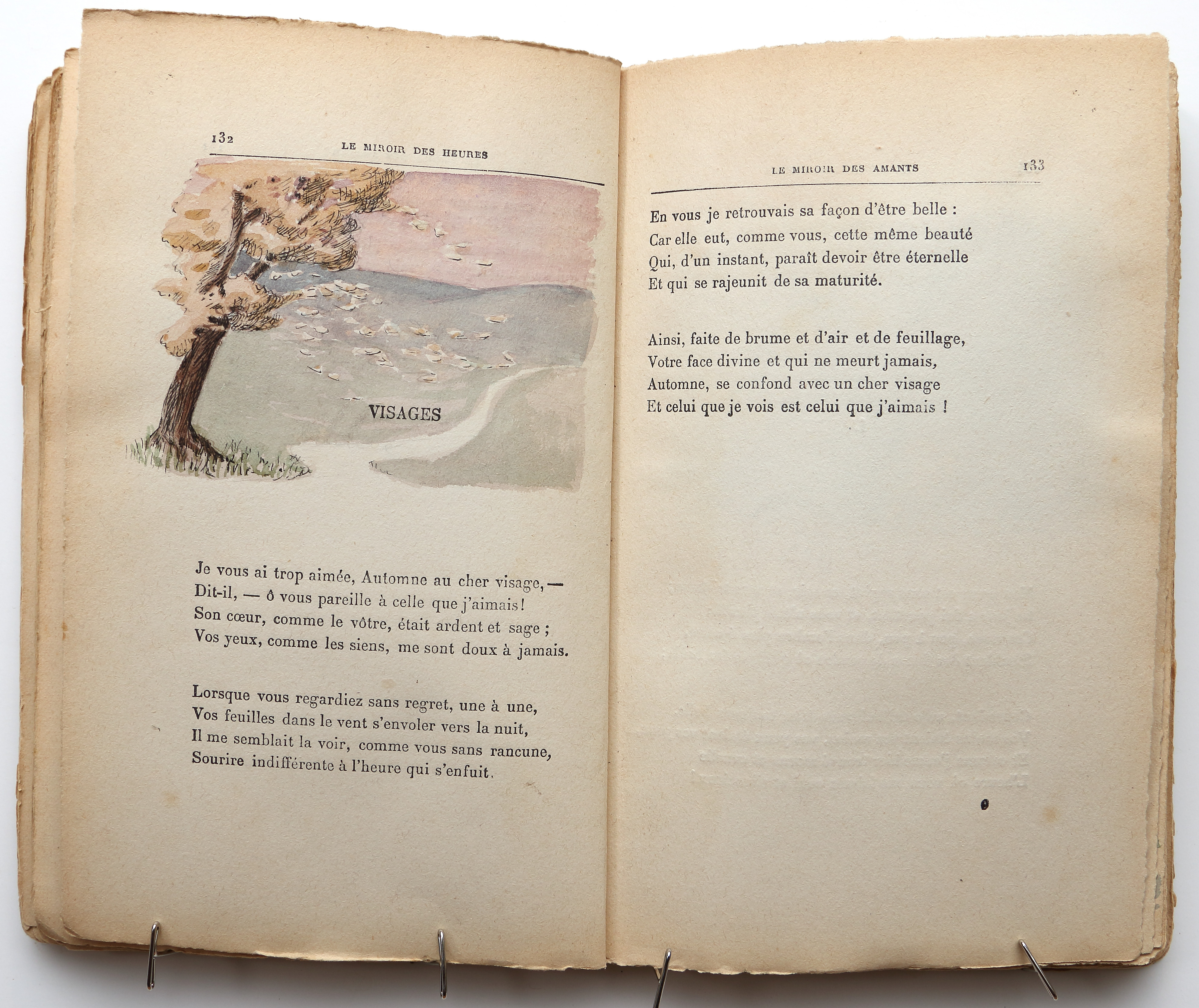 Pages 132–133.  Le Miroir des Heures, illustrations.  Jean Charlot.