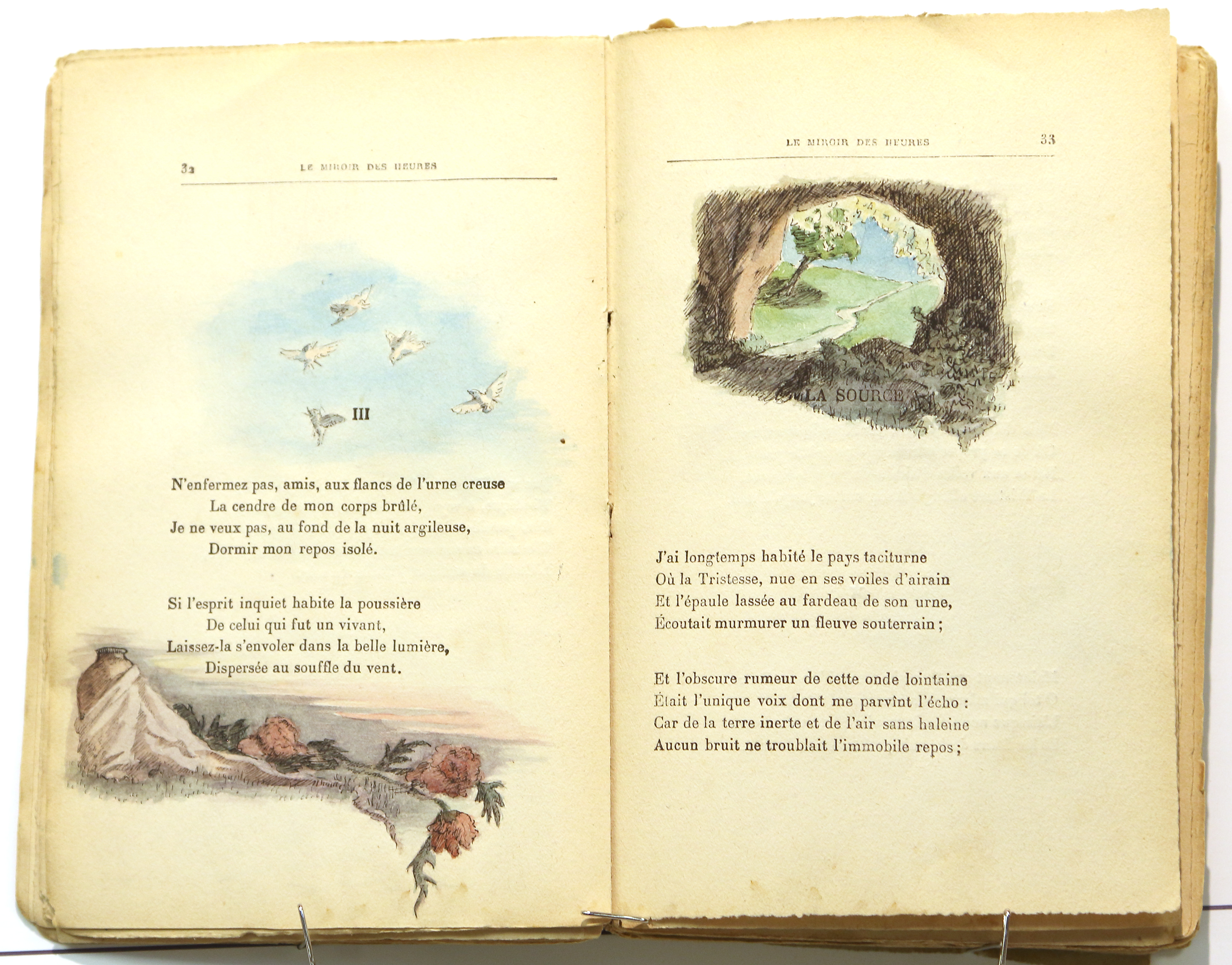 Pages 32–33.  Le Miroir des Heures, illustrations.  Jean Charlot.