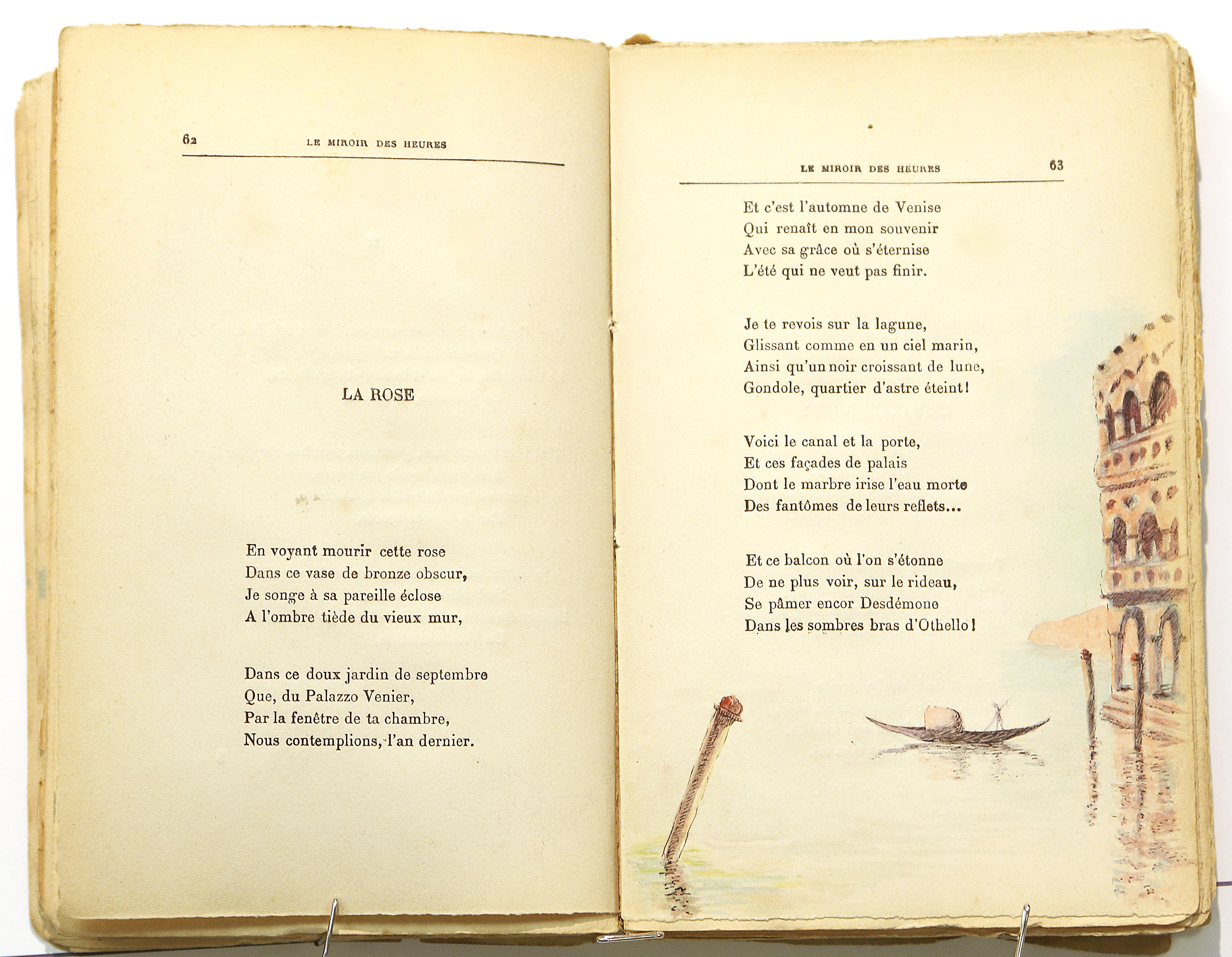 Pages 62–63.  Le Miroir des Heures, illustrations.  Jean Charlot.