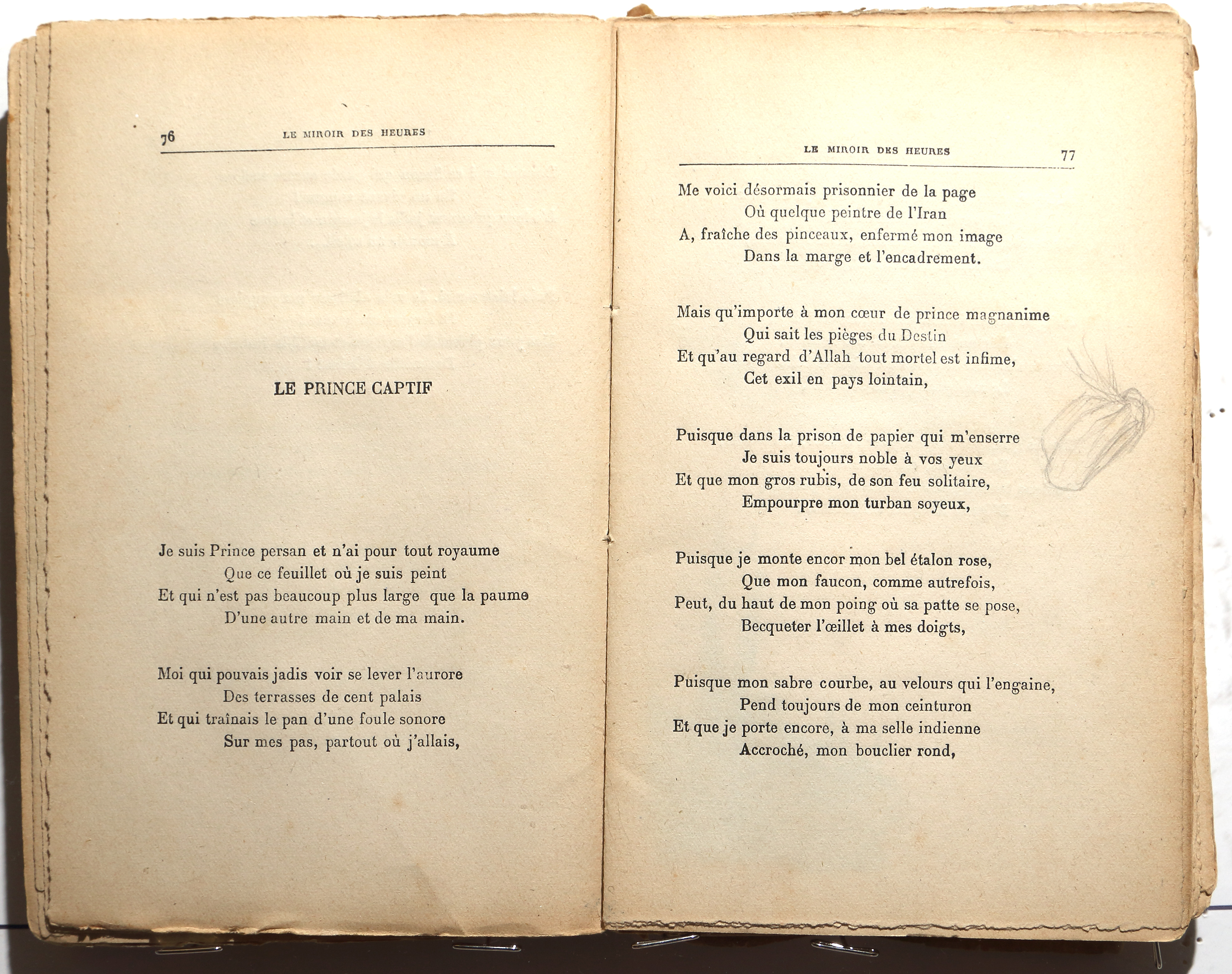 Pages 76–77.  Le Miroir des Heures, illustrations.  Jean Charlot.