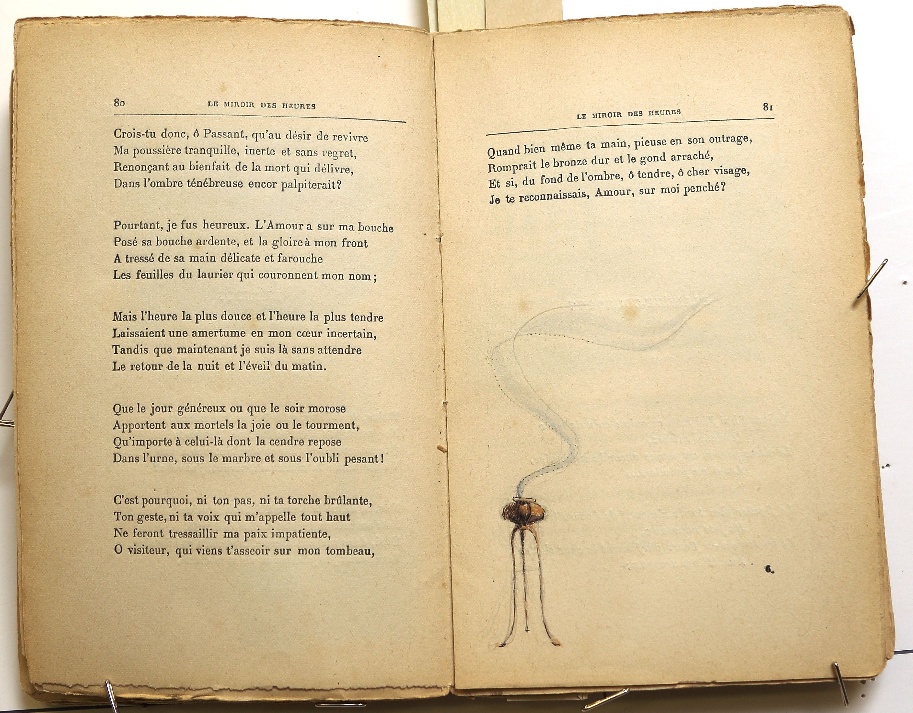 Pages 80–81.  Le Miroir des Heures, illustrations.  Jean Charlot.