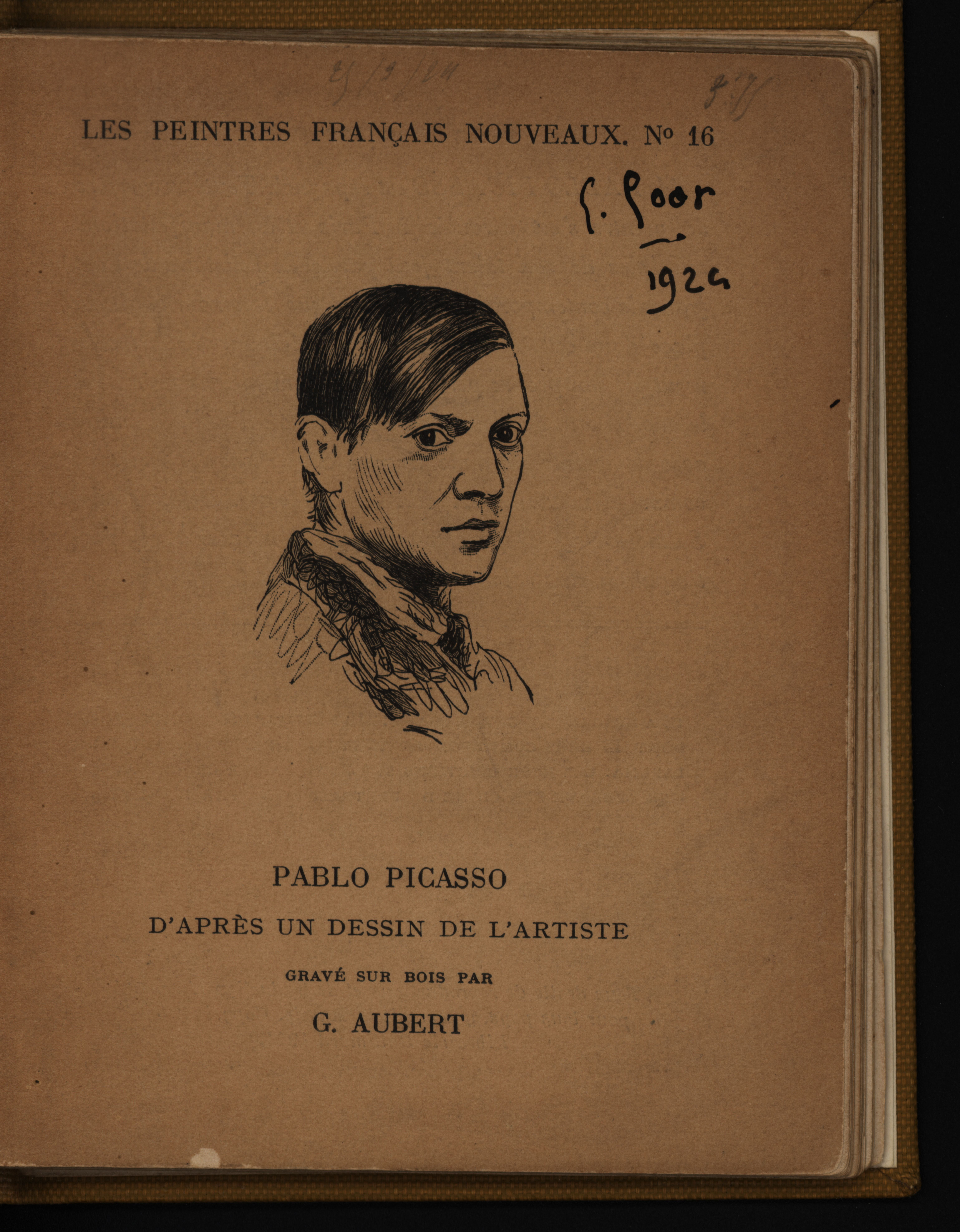 Title page.  Pablo Picasso, sketches.  Jean Charlot.