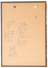 Inside cover.  Drawings.  Jean Charlot.