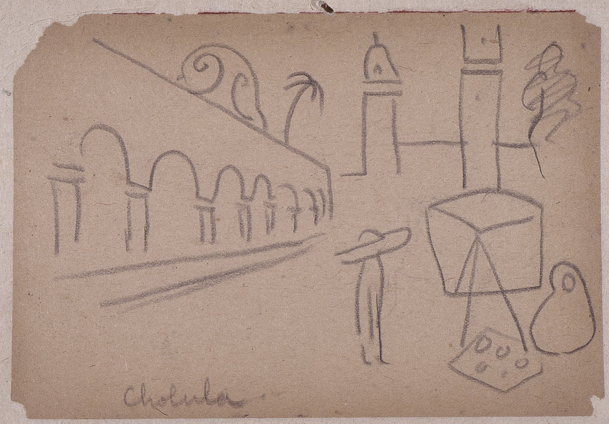 Paper and pencil.  DS-114.  Jean Charlot.