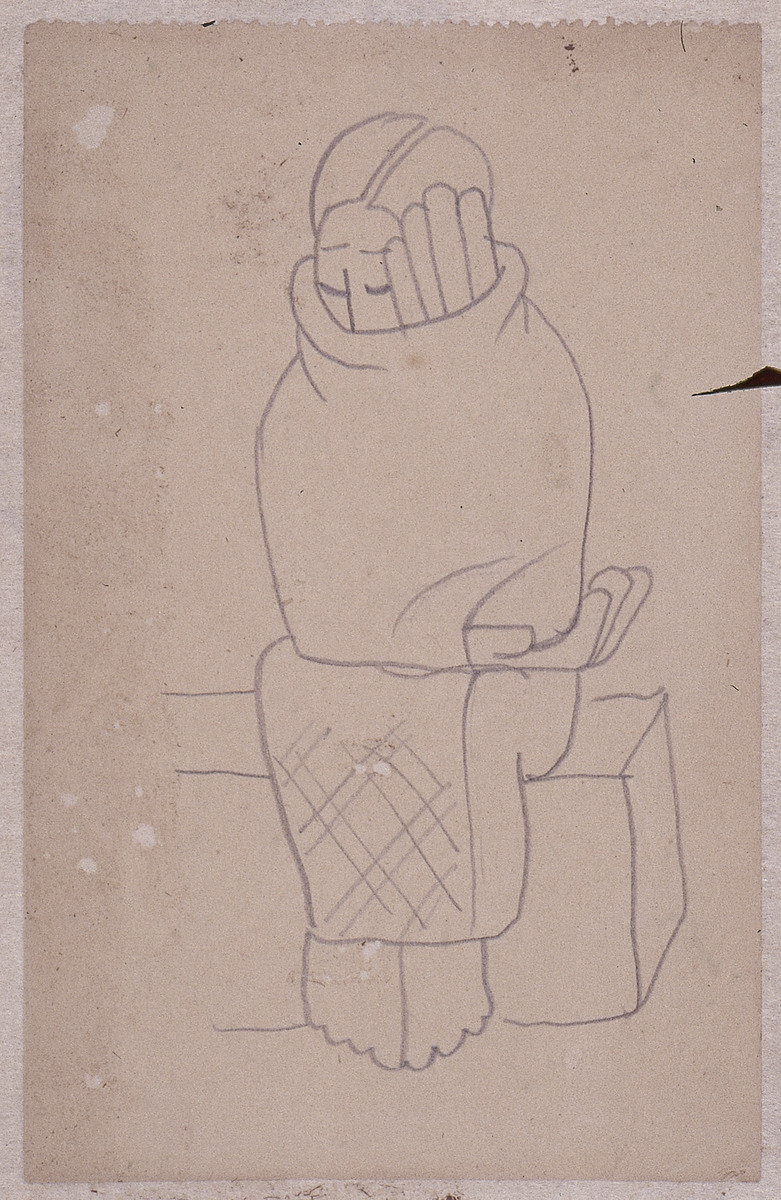 Paper and pencil.  DS-121.  Jean Charlot.