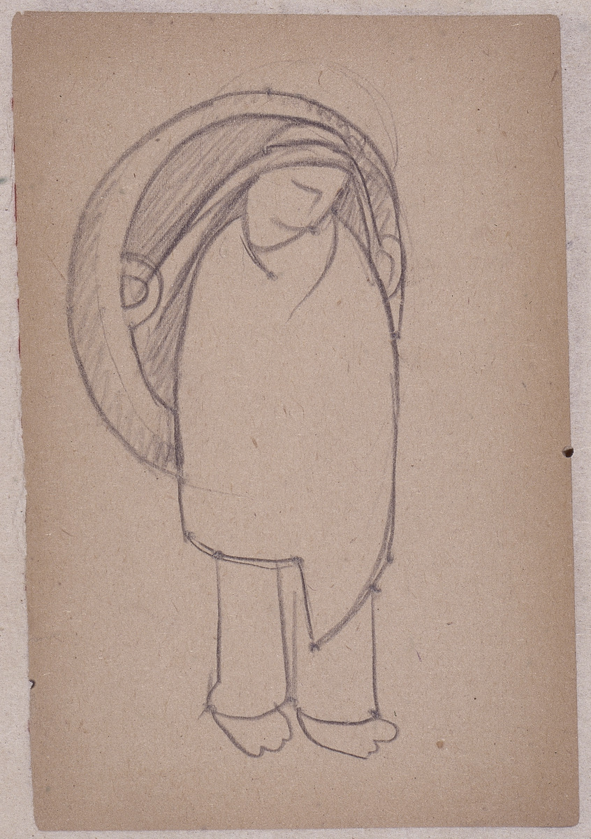 Paper and pencil.  DS-122.  Jean Charlot.