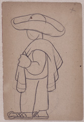 Paper and pencil.  DS-123.  Jean Charlot.