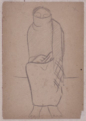 Paper and pencil.  DS-127.  Jean Charlot.