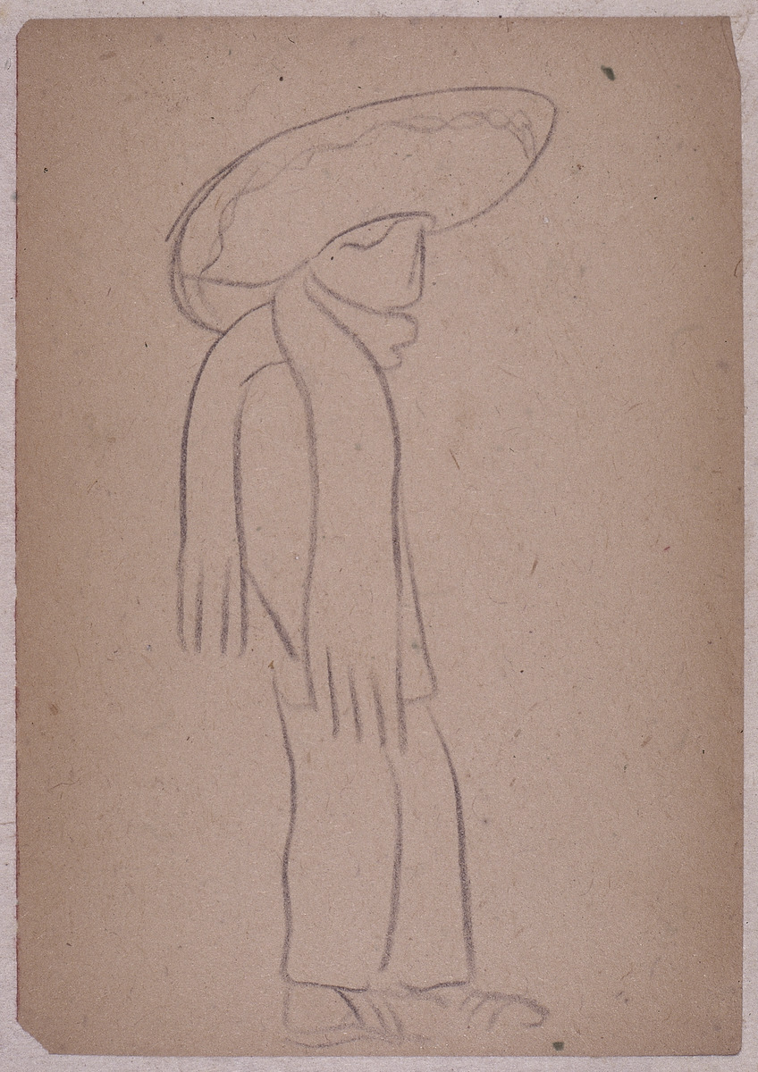 Paper and pencil.  DS-16.  Jean Charlot.