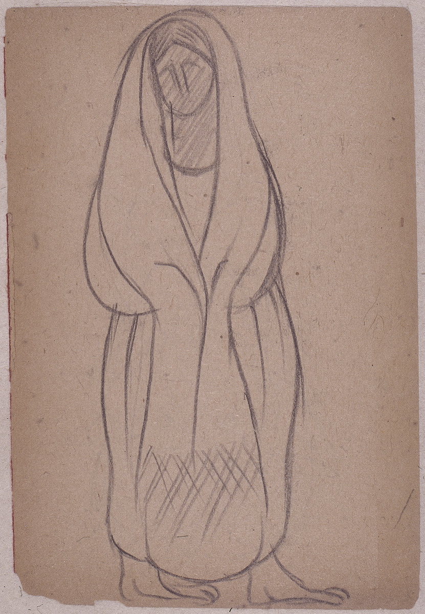 Paper and pencil.  DS-18.  Jean Charlot.