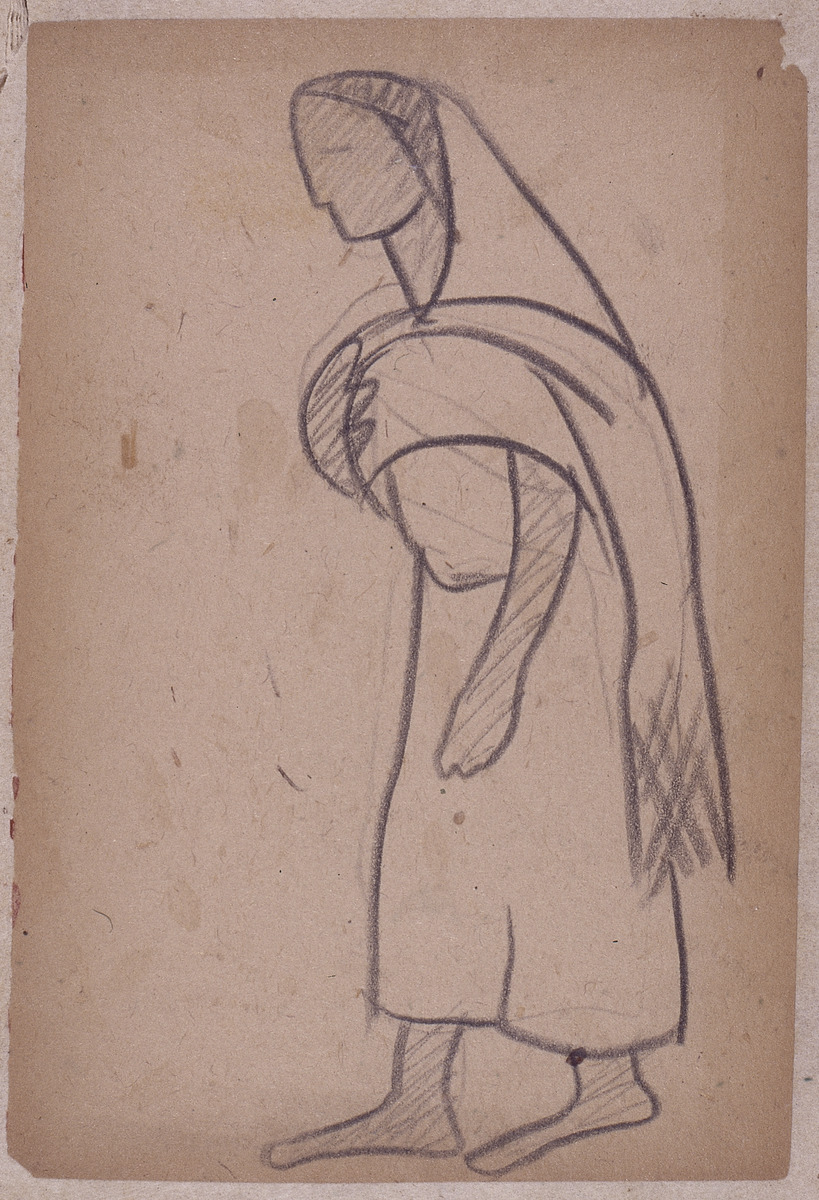 Paper and pencil.  DS-26.  Jean Charlot.