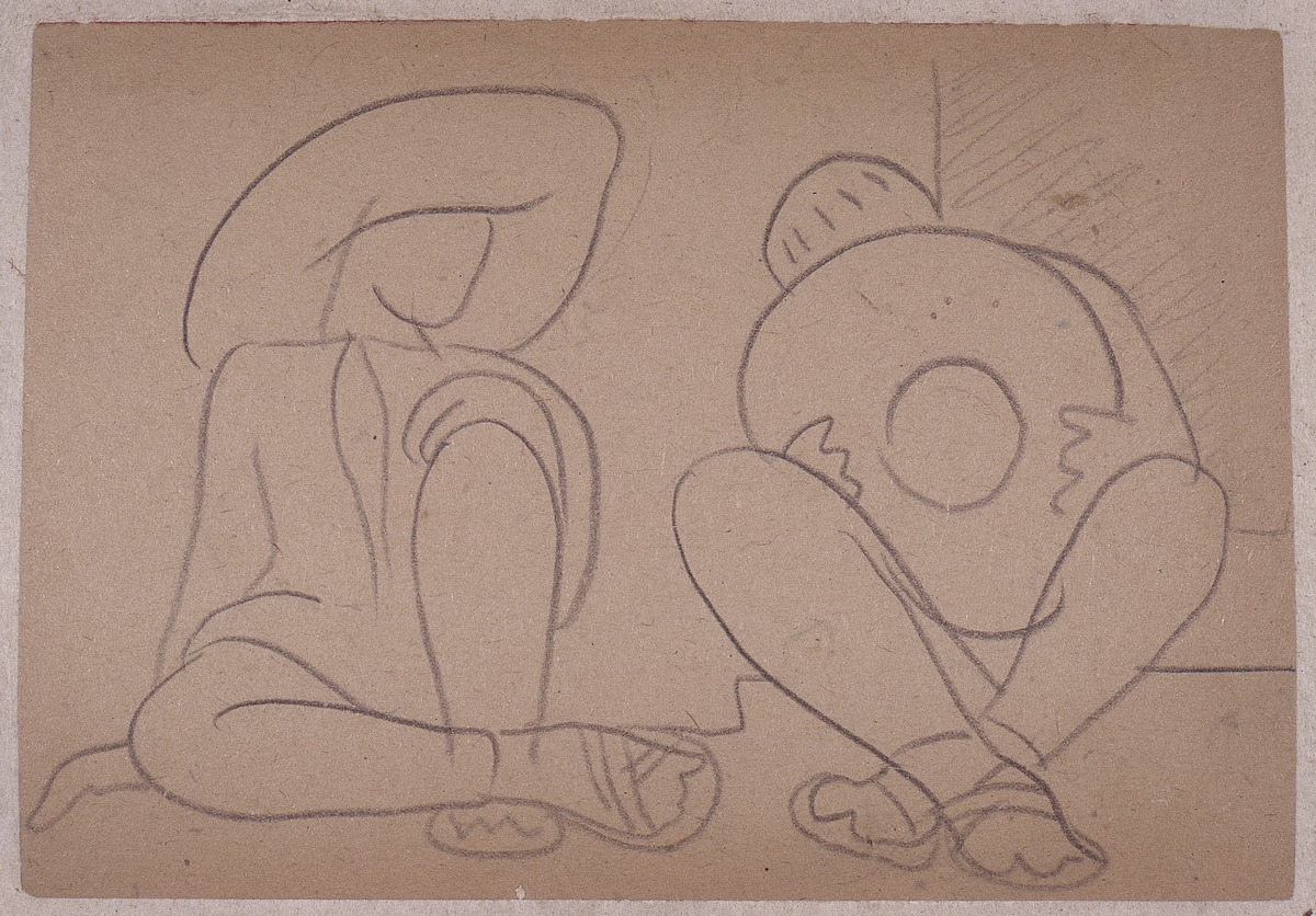 Paper and pencil.  DS-38.  Jean Charlot.