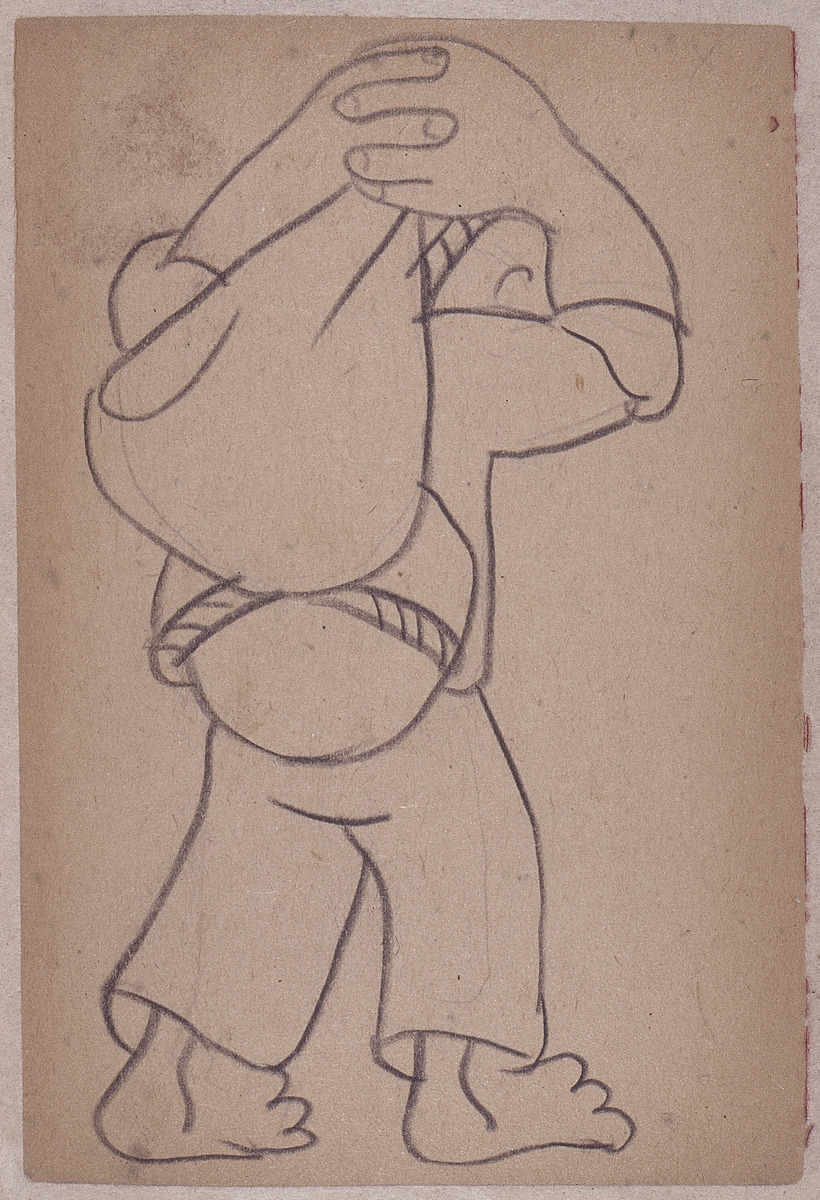 Paper and pencil.  DS-43.  Jean Charlot.