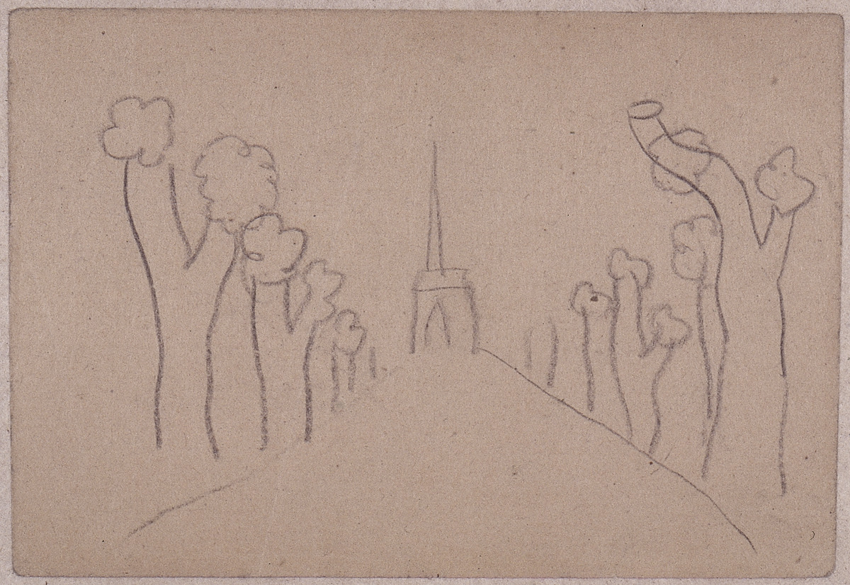 Paper and pencil.  DS-47.  Jean Charlot.
