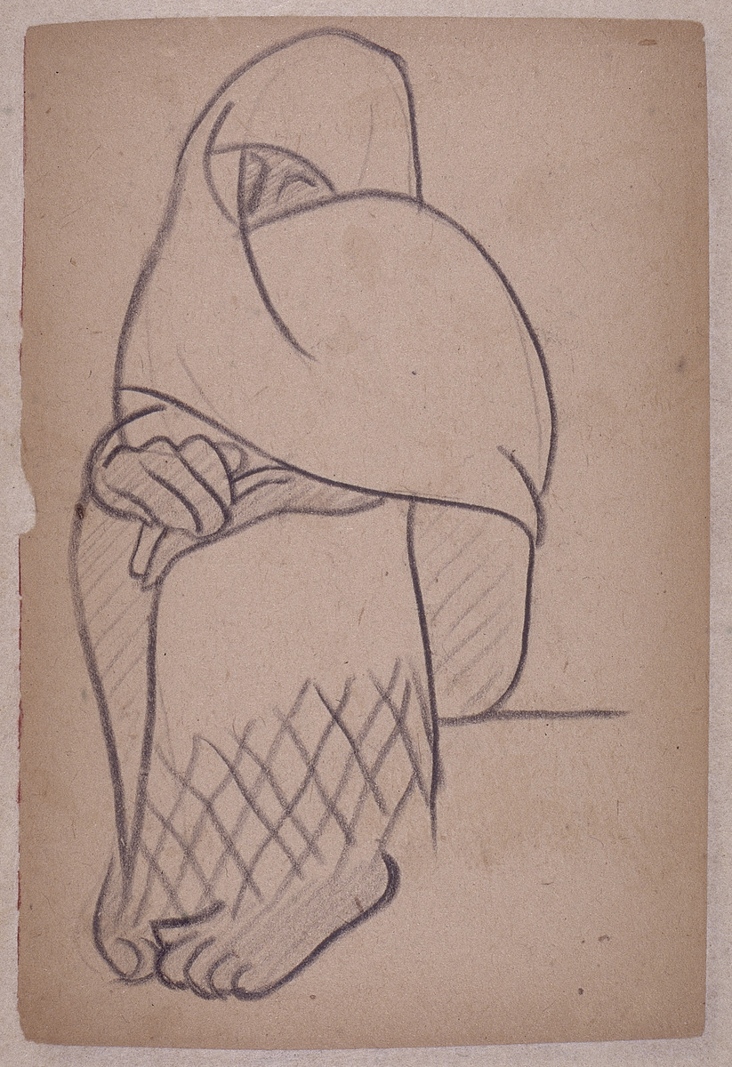 Paper and pencil.  DS-58.  Jean Charlot.