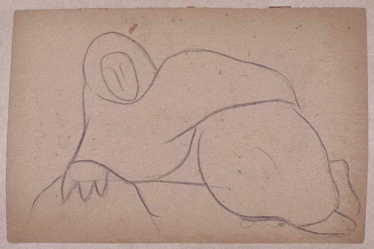 Paper and pencil.  DS-62.  Jean Charlot.