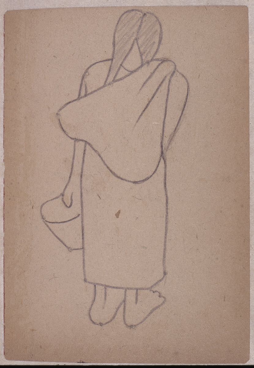 Paper and pencil.  DS-85.  Jean Charlot.