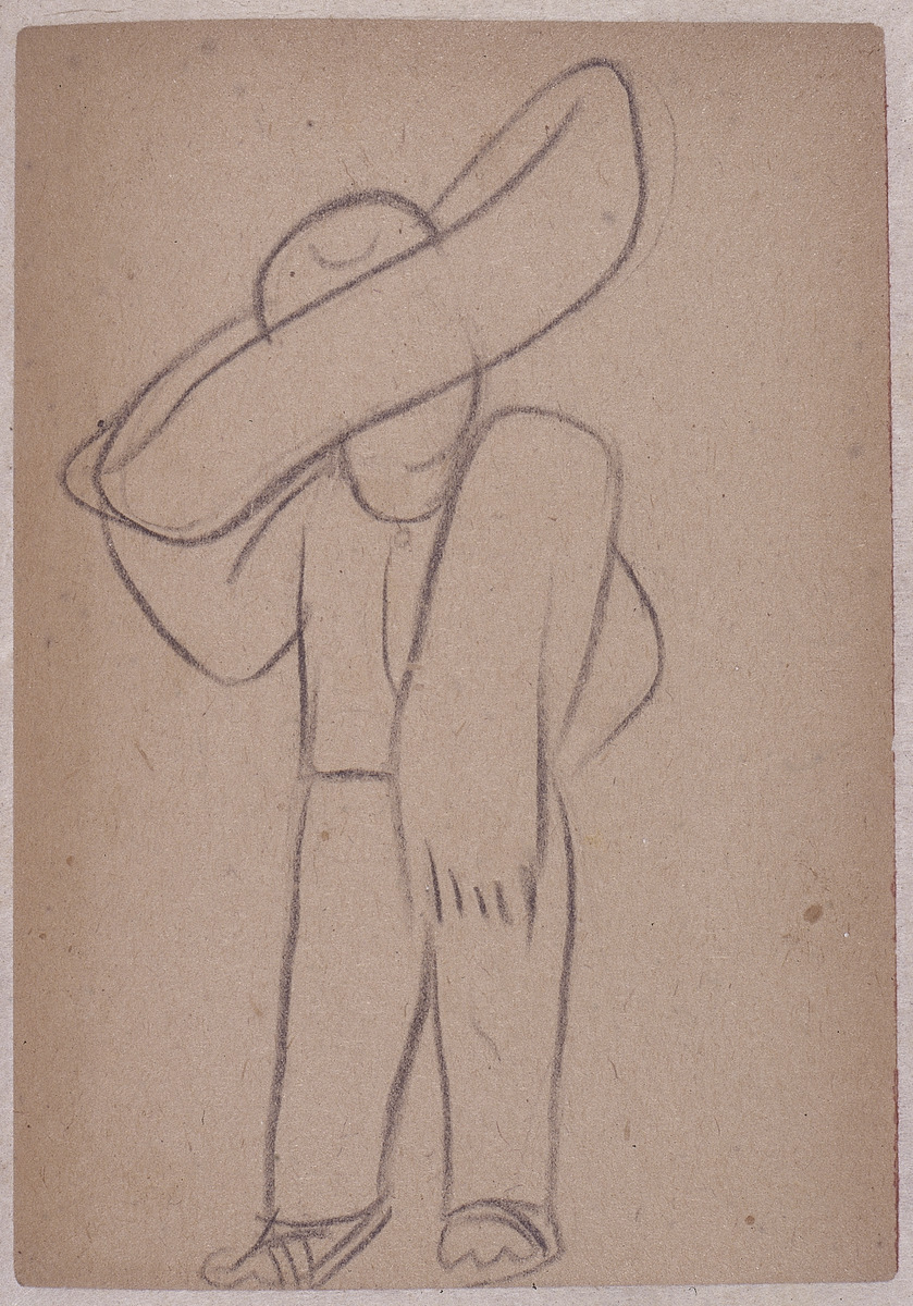 Paper and pencil.  DS-98.  Jean Charlot.