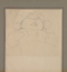 Paper and pencil.  Concha, daughter of Luz Jiménez.  Jean Charlot.