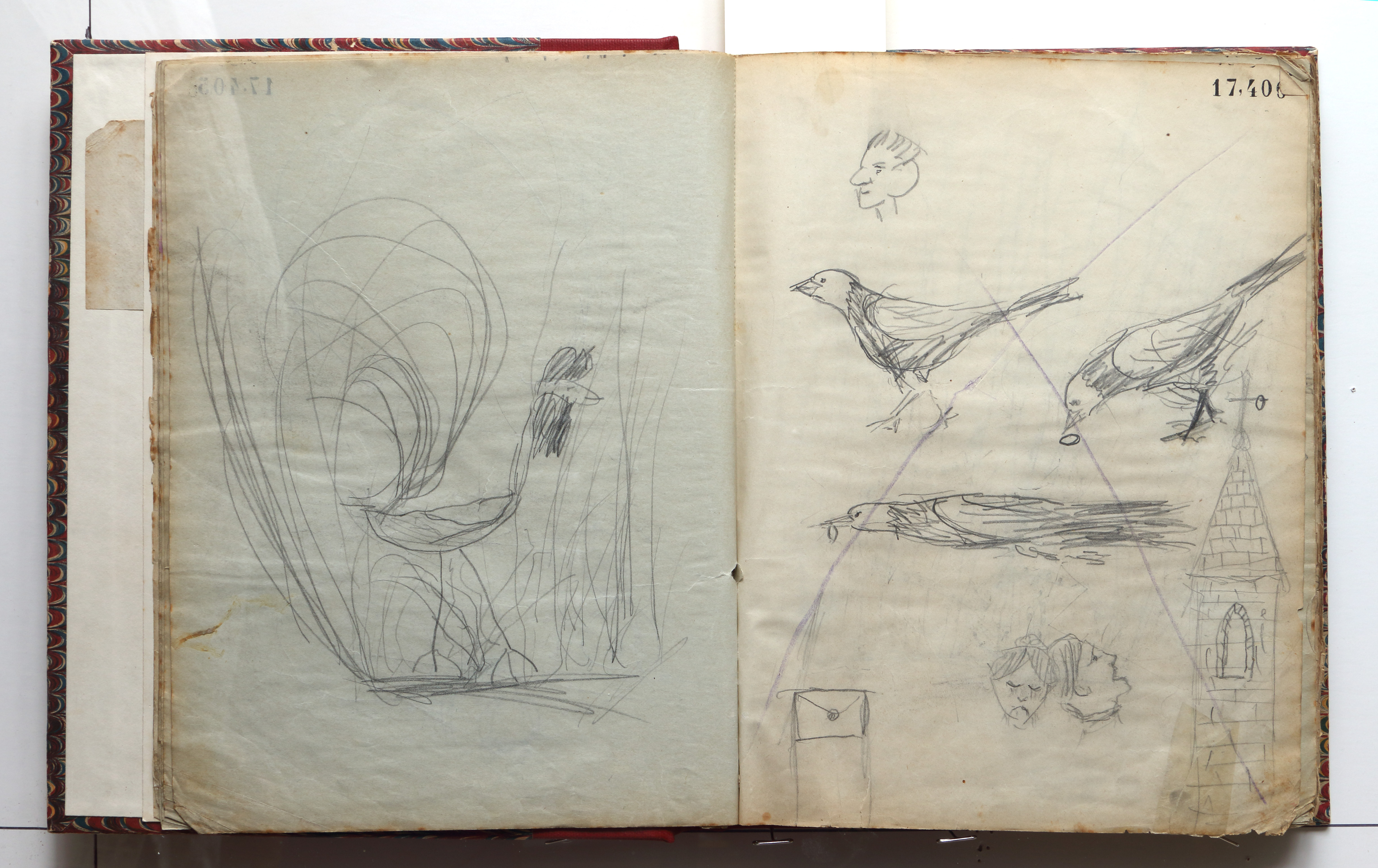 Page 18; page 19 (17,406).  Juvenilia 1904.  Jean Charlot.