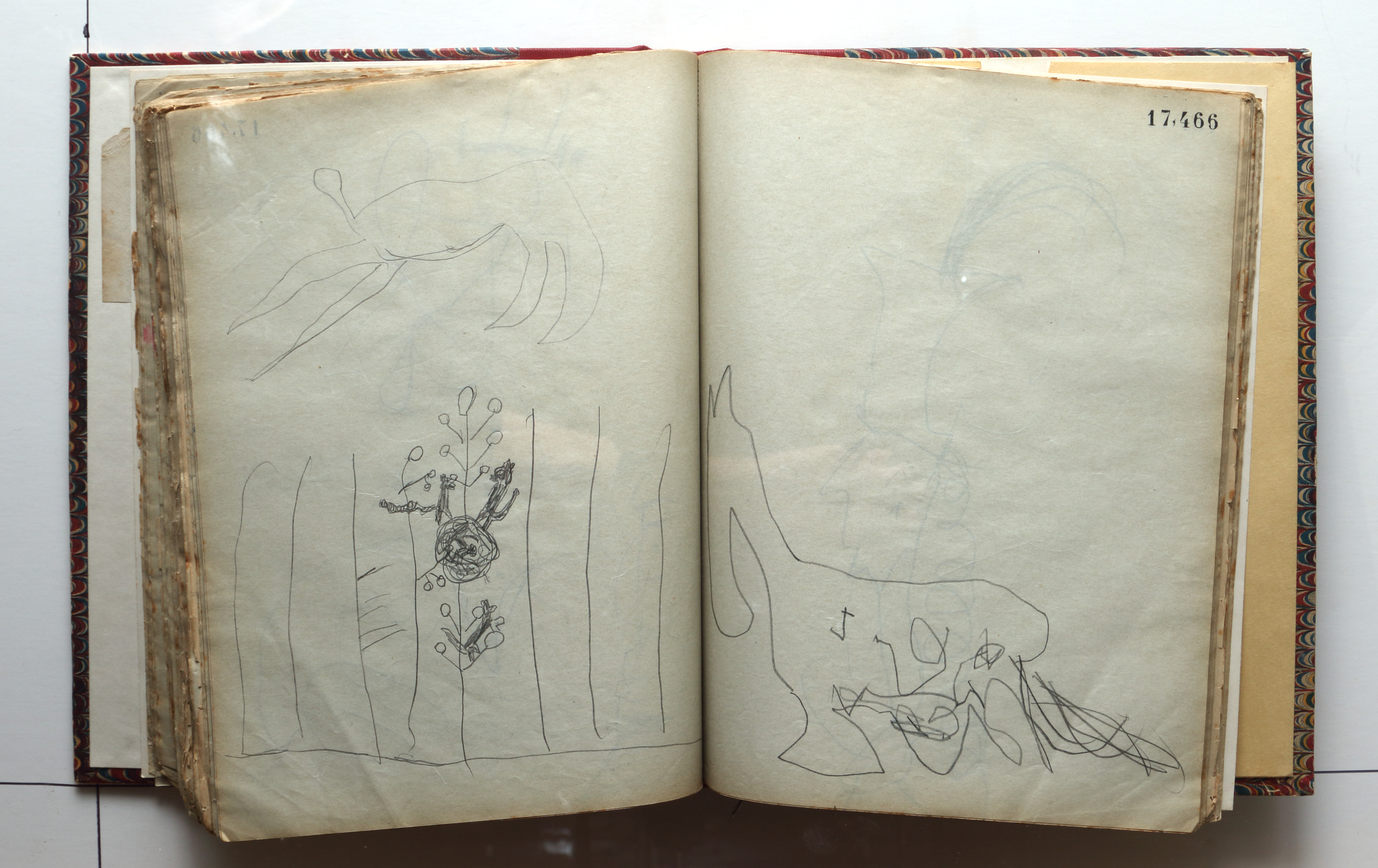 Page 220; page 221 (17,466).  Juvenilia 1904.  Jean Charlot.