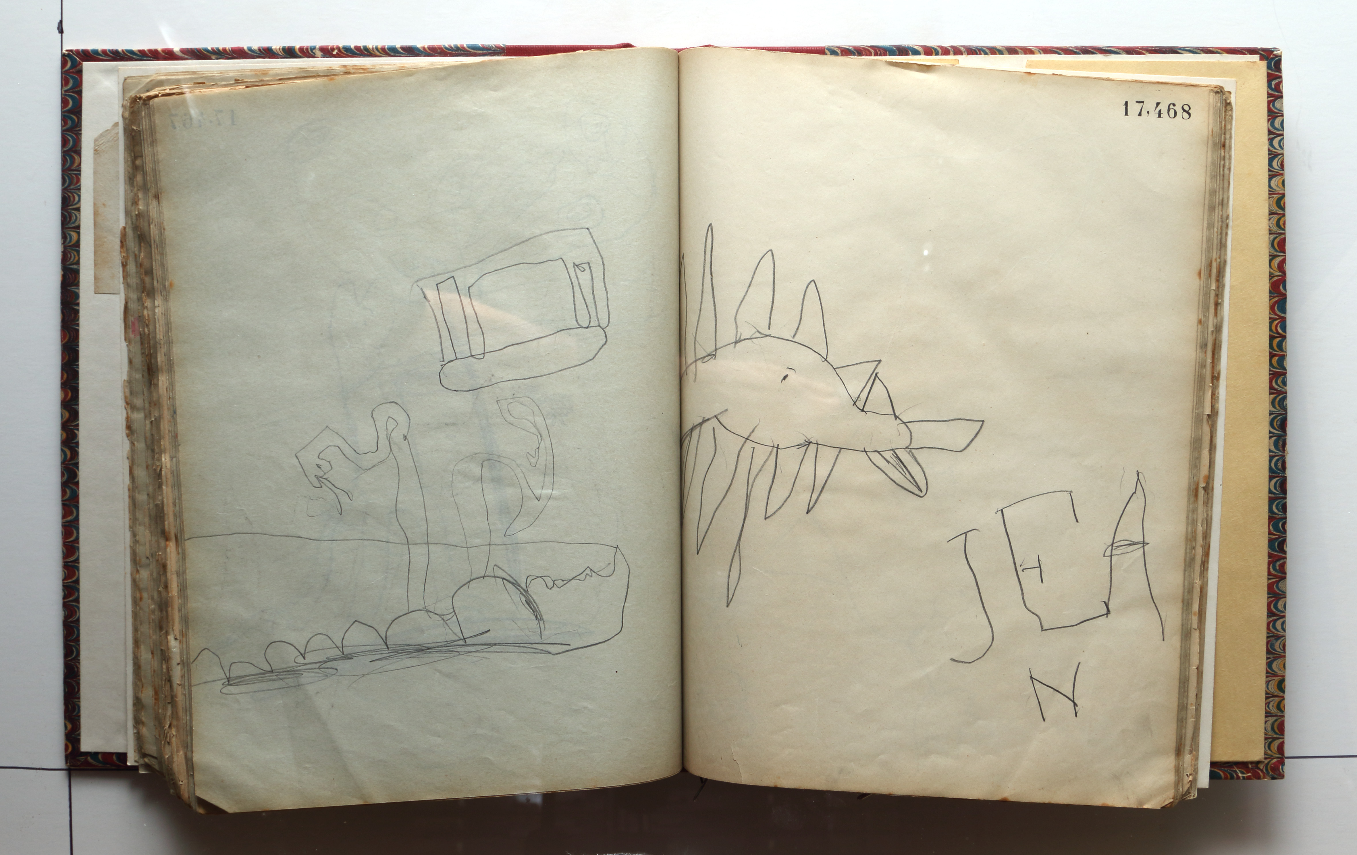 Page 228; page 229 (17,468).  Juvenilia 1904.  Jean Charlot.