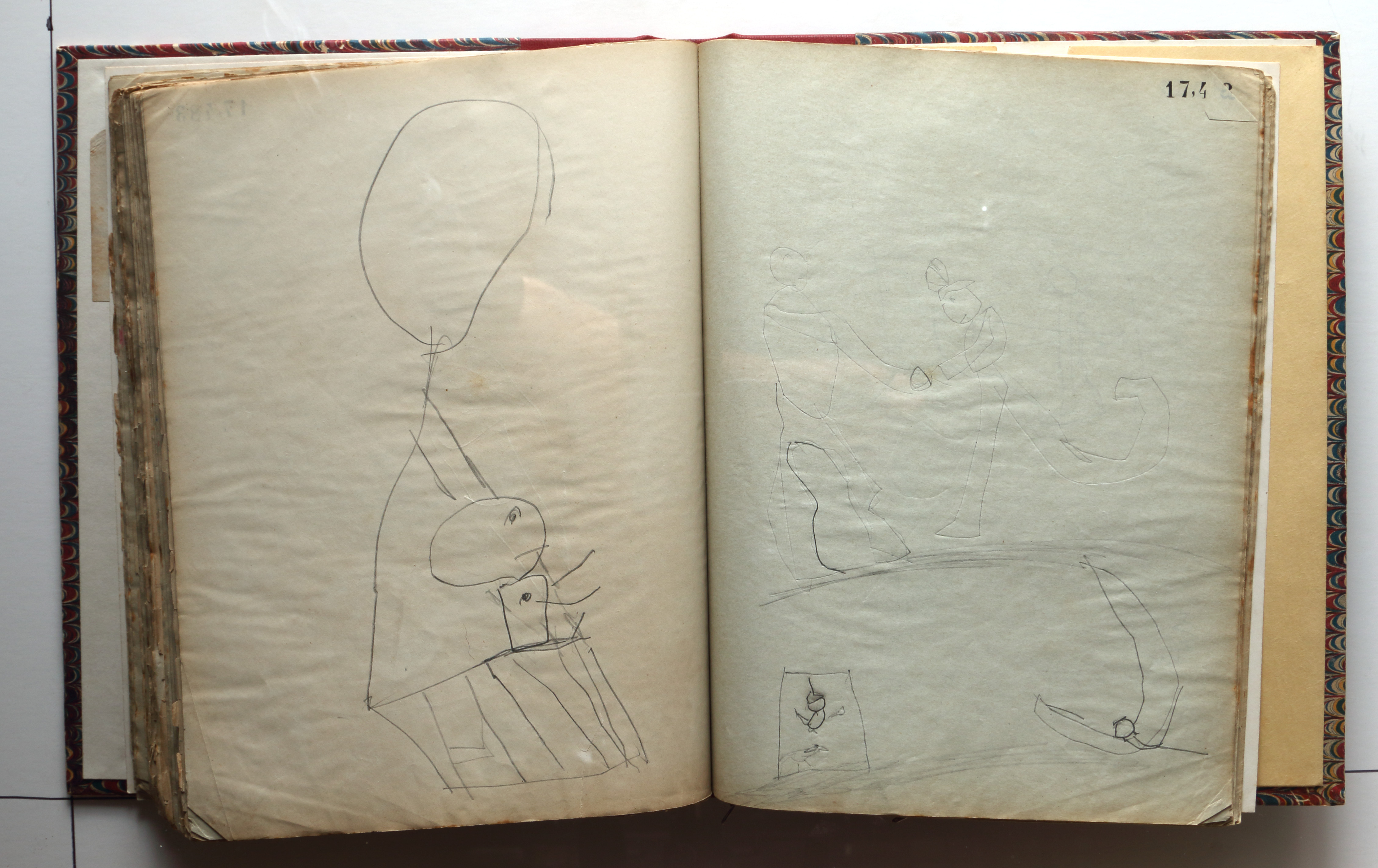 Page 308; page 309 (17,483).  Juvenilia 1904.  Jean Charlot.