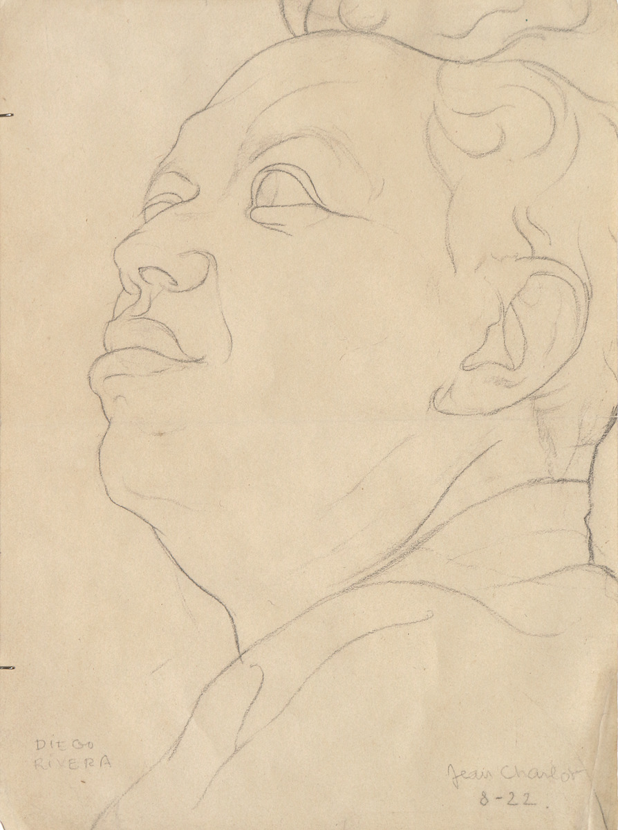 Paper and pencil.  Diego Rivera.  Jean Charlot.