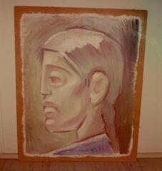 Fresco.  Indian Head.  Jean Charlot.